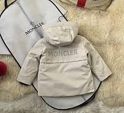 Okify Moncler White Waterproof Down Jacket for kids  - 3