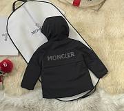 Okify Moncler Black Waterproof Down Jacket for kids  - 5