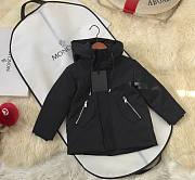 Okify Moncler Black Waterproof Down Jacket for kids  - 3