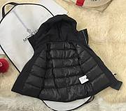 Okify Moncler Black Waterproof Down Jacket for kids  - 4