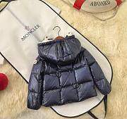 Okify Moncler Dark Blue Down Jacket for kids 110-160 - 4