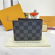 Okify Louis Vuitton Multiple Damier Graphite Black Wallet N62663 11.5x9x1.5cm - 5