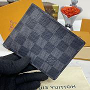 Okify Louis Vuitton Multiple Damier Graphite Black Wallet N62663 11.5x9x1.5cm - 4