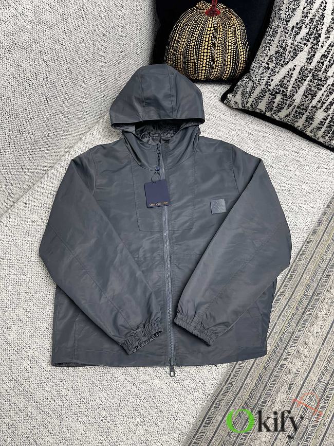 Okify Louis Vuitton Double-faced Marque déposée And Damier Windbreaker Jacket S-XL  - 1