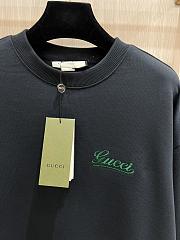 Okify Gucci Black Sweater With Green Letter SML - 4