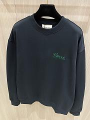 Okify Gucci Black Sweater With Green Letter SML - 3