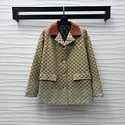 Okify Gucci Set jacquard diamond jacket and skirt SML  - 3