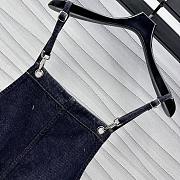 Okify Chanel Double C denim suspender trousers  - 2