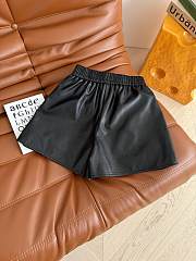 Okify Valentino Leather Shorts  - 5