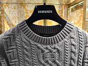 Okify Versace Grey Gray Wool Sweater S-XL  - 2