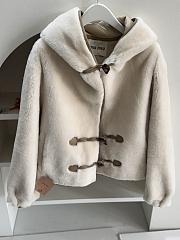 Okify MiuMiu Cream Winter Jacket S-XL - 1