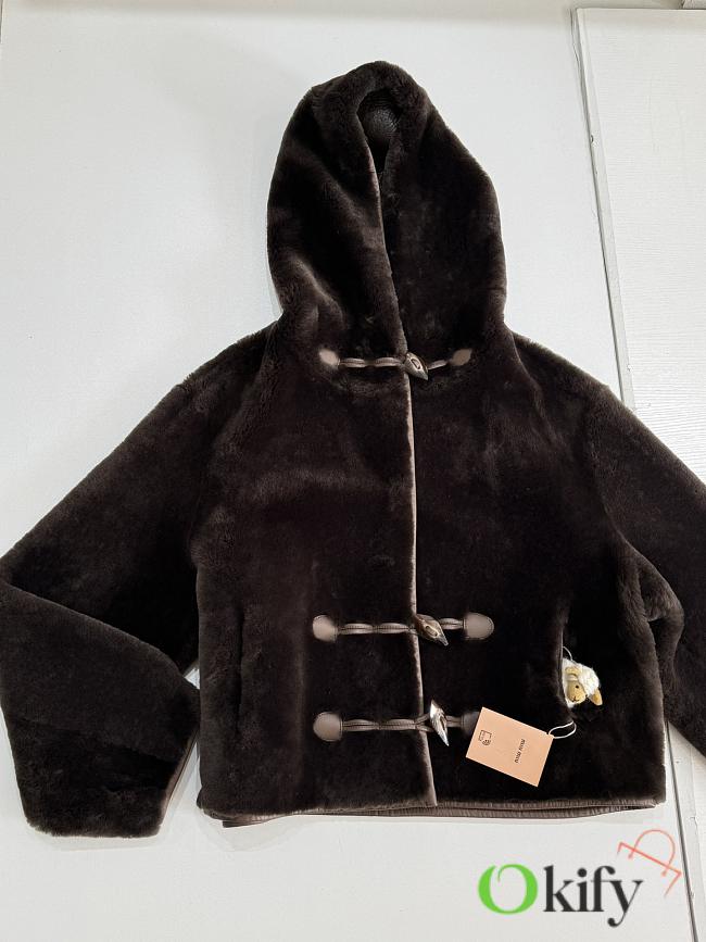 Okify MiuMiu Brown Winter Jacket S-XL - 1