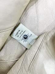 Okify Loewe White Lamb Wool Coat SML - 2