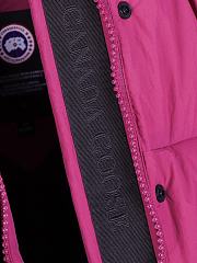 Okify Canada Goose Dark Pink Short Down Jacket XS-M - 2