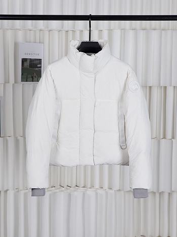 Okify Canada Goose White Short Down Jacket XS-M