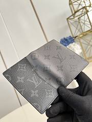 Okify Louis Vuitton Grey Gray Pocket Organizer Wallet M60502 7.5 x 11.1 x 1 cm - 3