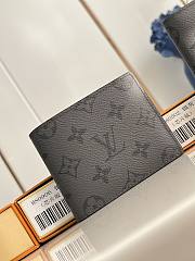 Okify Louis Vuitton Grey Gray Slender Wallet M80906 11 x 8.5 x 2 cm - 1