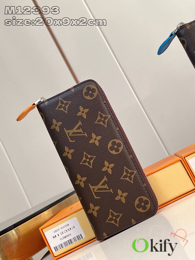 Okify Louis Vuitton Clémence Long Wallet in Safran Yellow M12393 20 x 9 x 2 cm - 1