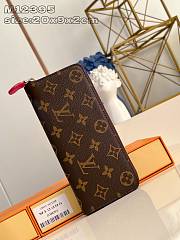 Okify Louis Vuitton Clémence Long Wallet in Pondichery Pink M12395 20 x 9 x 2 cm - 1