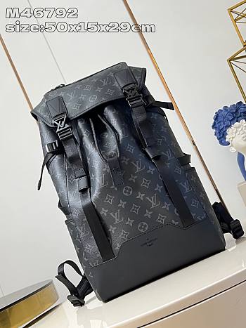 Okify Louis Vuitton Getaway Backpack With Monogram Eclipse M46792 50 x 15 x 29 cm