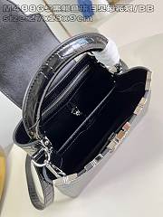 Okify Louis Vuitton BB Capucines Bag With Black Crocodile And White Mother of Pearl M48865 27x18x9cm - 3