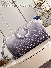 Okify Louis Vuitton Keepall Bandoulière 45 Bag With Monogram Nylon In Gradient Effect M12067 27 x 20 x 45 cm - 2