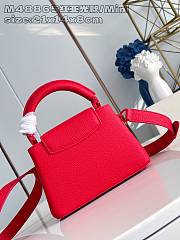 Okify Louis Vuitton Mini Capucines Bag In Full Of Red M11798 21x14x8 cm - 4