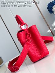 Okify Louis Vuitton Mini Capucines Bag In Full Of Red M11798 21x14x8 cm - 5