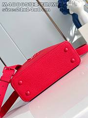 Okify Louis Vuitton Mini Capucines Bag In Full Of Red M11798 21x14x8 cm - 3