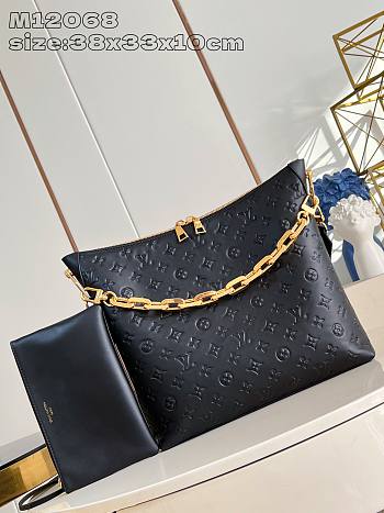 Okify Louis Vuitton Coussin Hobo MM Bag in Black M12068 38 x 33 x 10 cm