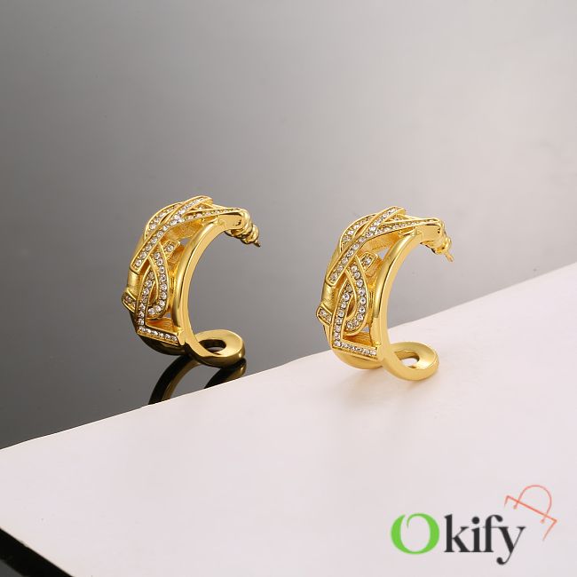 Okify YSL Gold Earrings 19383 - 1