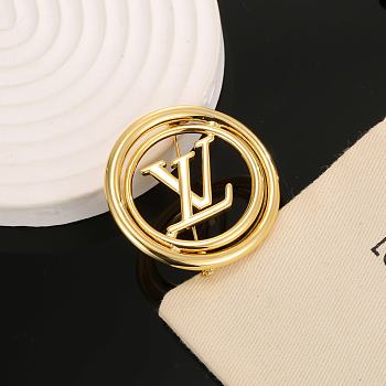 Okify Louis Vuitton Gold Brooch 19386