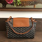 Okify Goyard Rouette Souple Bag In Black And Tan 31x14x23cm - 1