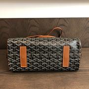 Okify Goyard Rouette Souple Bag In Black And Tan 31x14x23cm - 3