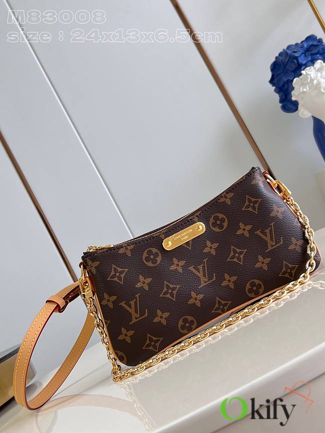 Okify Louis Vuitton Liv Pochette Bag With Monogram M83008 24x13x6.5cm - 1