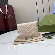 Okify Gucci Marmont Beige Wallet  - 4