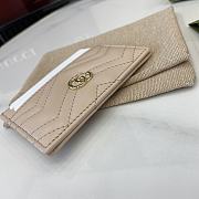 Okify Gucci Marmont Beige Card Holder  - 3