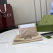 Okify Gucci Marmont Beige Card Holder  - 4