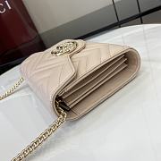 Okify Gucci Marmont Beige Mini Handbag 20x13x6cm  - 5