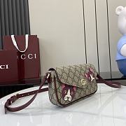 Okify Gucci Mini Shoulder Bag With Pink Cat 22x13x4cm  - 6