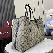 Okify Gucci Emblem Large Tote Bag in Black Strap 45x30x16cm  - 5