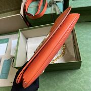 Okify Gucci Blondie Small Shoulder Bag In Orange 28x16x4cm - 5