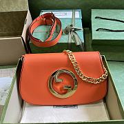 Okify Gucci Blondie Small Shoulder Bag In Orange 28x16x4cm - 1