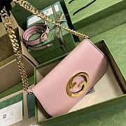 Okify Gucci Blondie Small Shoulder Bag In Light Pink 28x16x4cm - 3