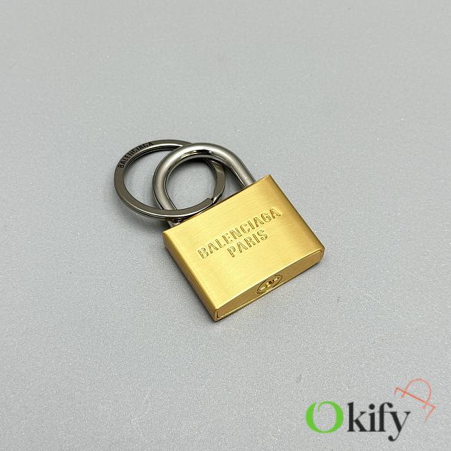 Okify Balenciaga Lock Keyring  - 1