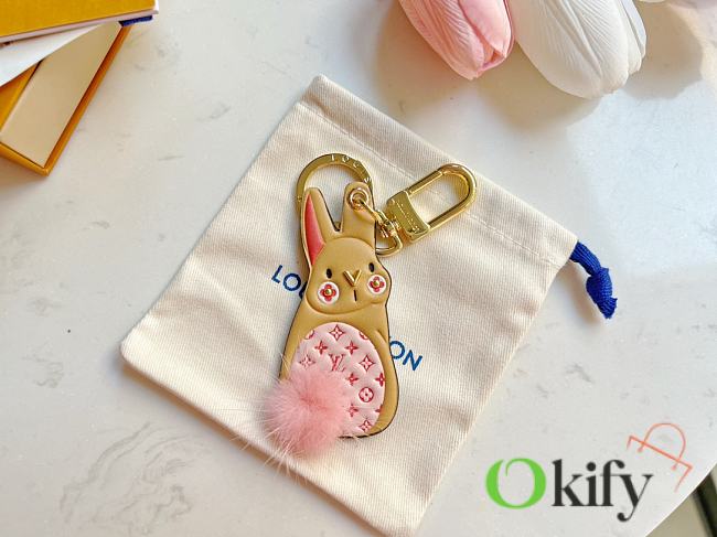 Okify Louis Vuitton Bunny Keyring  - 1