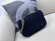 Okify Chanel Medium Shearling Lambskin Flap Bag In Black 16x23.5x7.5cm - 3