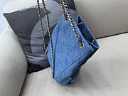 Okify Chanel 25C Early Spring Denim Small Backpack 24.5x18x8cm - 6