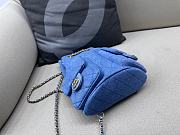 Okify Chanel 25C Early Spring Denim Small Backpack 24.5x18x8cm - 4