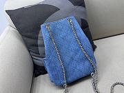 Okify Chanel 25C Early Spring Denim Small Backpack 24.5x18x8cm - 3